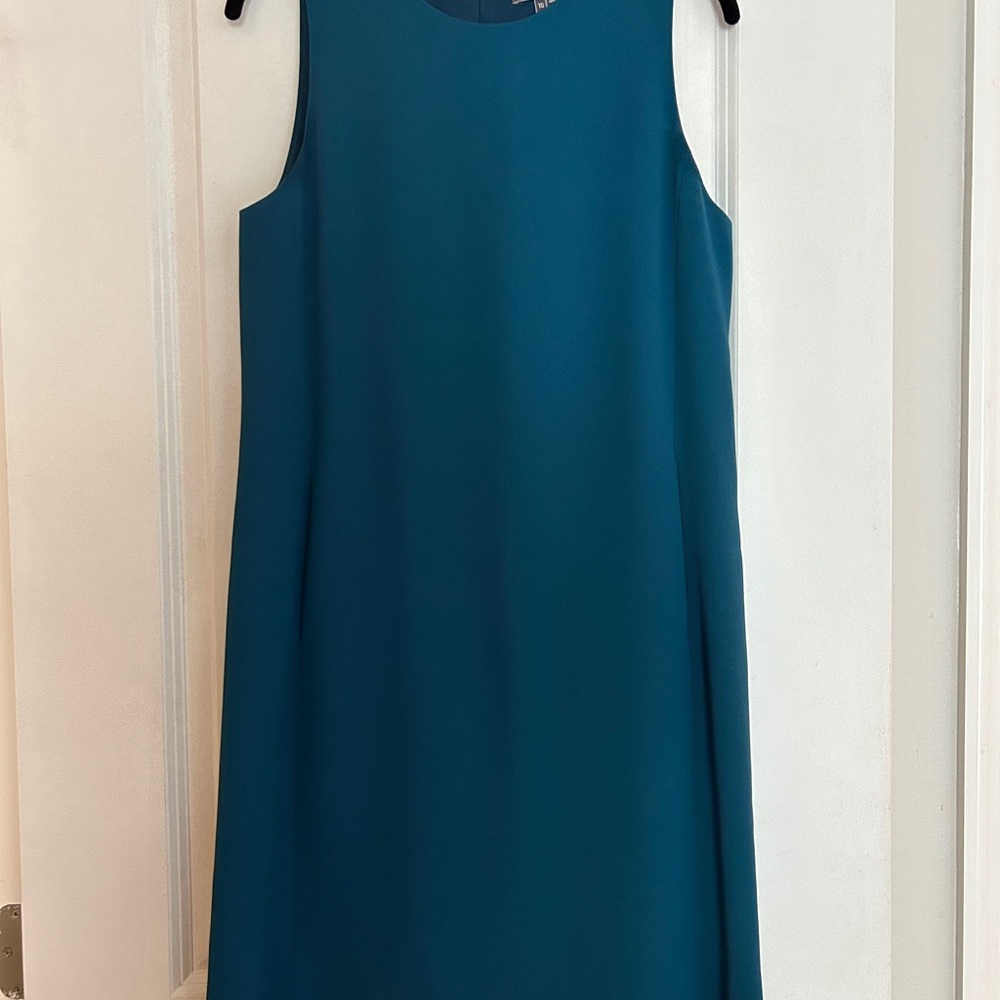 Vince Teal Sheath Dress Size 10